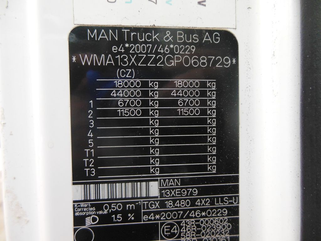Tractor unit MAN TGX 18.480 LLS-U, LOWDECK + KRONE MEGA MAN TGX 18.480 LLS-U, LOWDECK: picture 24