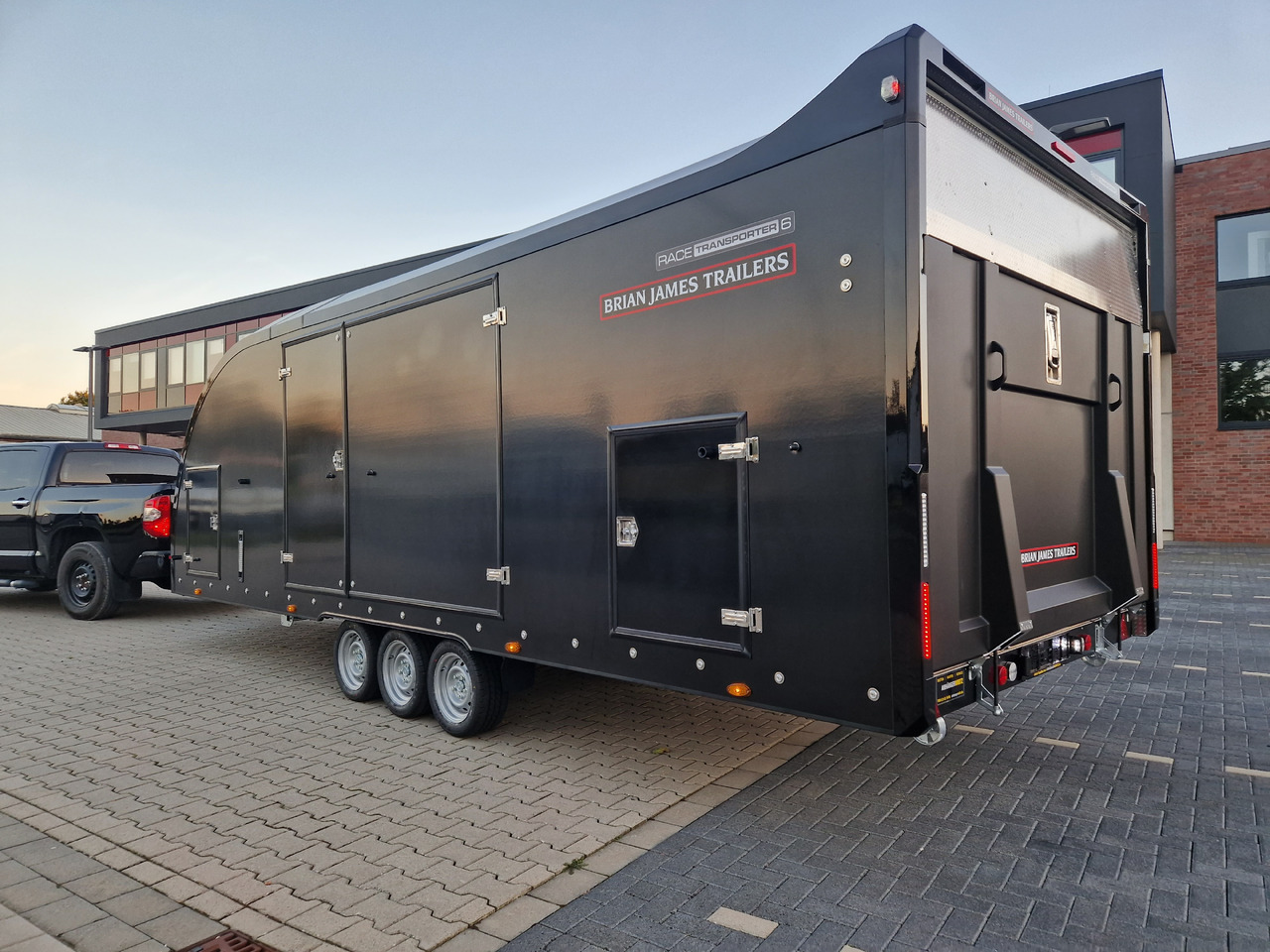 BJT Race Transporter 6 396-3060 650x235x189cm black RFS ASR 13" 3500kg - Autotransporter trailer: picture 1 BJT Race Transporter 6 396-3060 650x235x189cm black RFS ASR 13" 3500kg - Autotransporter trailer: picture 1