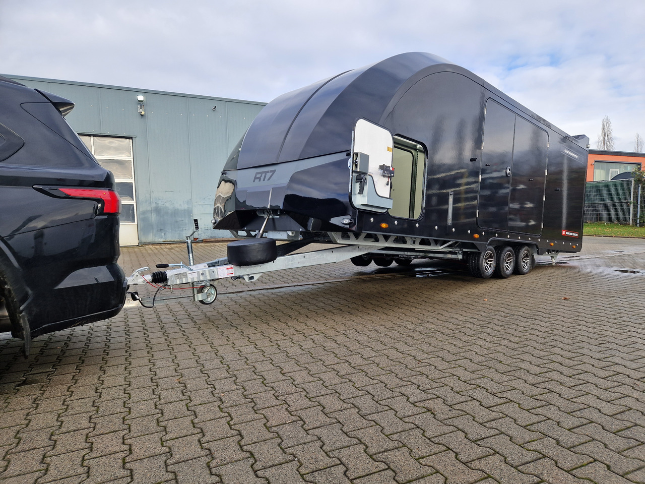 BJT Race Transporter 7 397-6023-35-3-10-B 600x228x189cm black Alufelgen Tridem 3500kg - Autotransporter trailer: picture 2 BJT Race Transporter 7 397-6023-35-3-10-B 600x228x189cm black Alufelgen Tridem 3500kg - Autotransporter trailer: picture 2