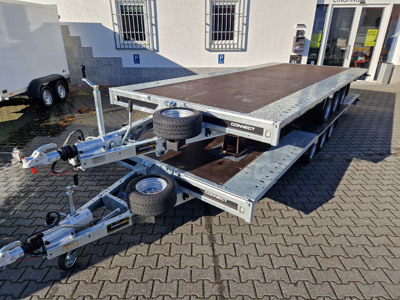 Brian James Trailer Connect 550x229cm blackline Plattform Tridem 10" 3500kg (XXL) - Dropside/ Flatbed trailer: picture 1 Brian James Trailer Connect 550x229cm blackline Plattform Tridem 10" 3500kg (XXL) - Dropside/ Flatbed trailer: picture 1