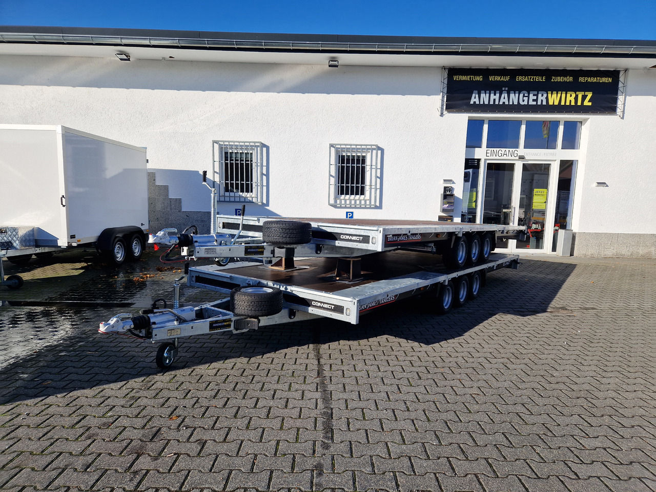 Brian James Trailer Connect 550x229cm blackline Plattform Tridem 10" 3500kg (XXL) - Dropside/ Flatbed trailer: picture 2 Brian James Trailer Connect 550x229cm blackline Plattform Tridem 10" 3500kg (XXL) - Dropside/ Flatbed trailer: picture 2