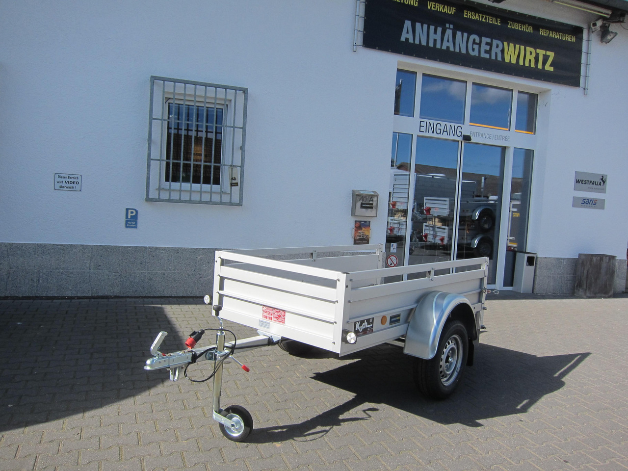 PKW Anhänger Koch Aluline U2 205x105x40cm (XS) 750kg 100 km/H order Aktion - Car trailer: picture 4 PKW Anhänger Koch Aluline U2 205x105x40cm (XS) 750kg 100 km/H order Aktion - Car trailer: picture 4
