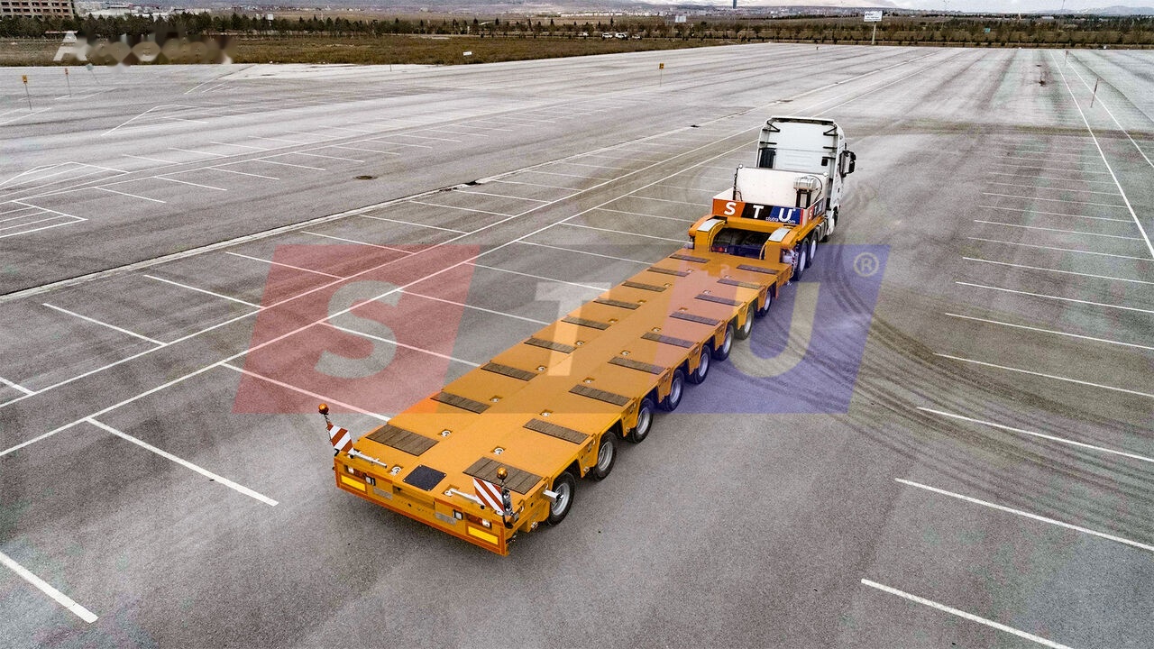 STU 8 AXLE LOWBED- HYDRAULIC STEERING AXLES / 8 ESSİEUX SURBAISSES-E - Low loader semi-trailer: picture 2 STU 8 AXLE LOWBED- HYDRAULIC STEERING AXLES / 8 ESSİEUX SURBAISSES-E - Low loader semi-trailer: picture 2