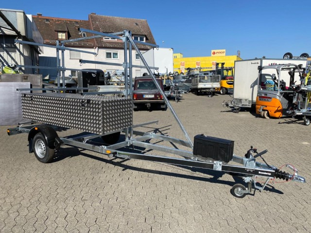 Brenderup Brenderup 161000B CX Kanu / Kajak Anhänger, 1,0 to, 4,8 m - Boat trailer: picture 1 Brenderup Brenderup 161000B CX Kanu / Kajak Anhänger, 1,0 to, 4,8 m - Boat trailer: picture 1