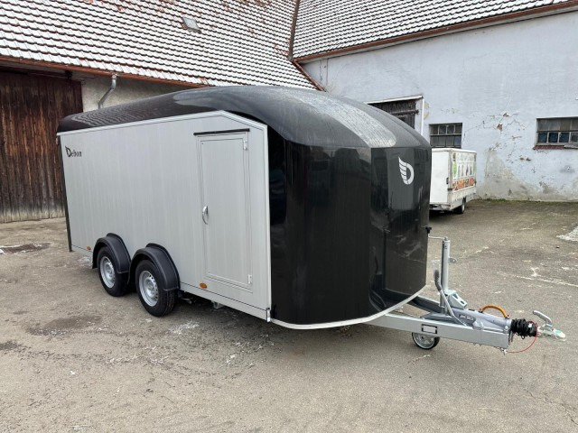 Cheval Liberte Debon Roadster 900 Alu + Türe 3500 kg, 100 km/h, 495x202x202cm - Closed box trailer: picture 1 Cheval Liberte Debon Roadster 900 Alu + Türe 3500 kg, 100 km/h, 495x202x202cm - Closed box trailer: picture 1