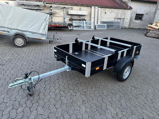 Faltos Blackline mit Fahrradträger, 750 kg, 2420 x 1420 x 300 mm - Car trailer: picture 1 Faltos Blackline mit Fahrradträger, 750 kg, 2420 x 1420 x 300 mm - Car trailer: picture 1