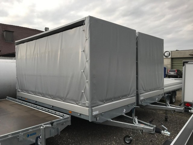 Hapert Azure H-2 Hochlader mit Hochplane 200 cm Lichte Höhe, mit Schiebeplane, 4050 x 1800 x 300 mm, ZG 2,7 to. - Car trailer: picture 1 Hapert Azure H-2 Hochlader mit Hochplane 200 cm Lichte Höhe, mit Schiebeplane, 4050 x 1800 x 300 mm, ZG 2,7 to. - Car trailer: picture 1