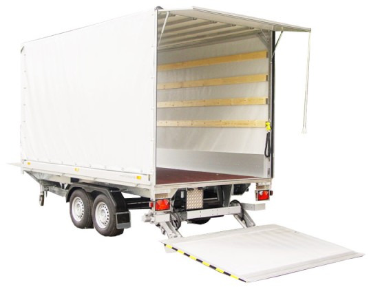 Humbaur Hebebühnenanhänger HK 35 45 22 V-Deichsel, 3,5 to. 4180 x 2135 x 2085 mm - Closed box trailer: picture 2 Humbaur Hebebühnenanhänger HK 35 45 22 V-Deichsel, 3,5 to. 4180 x 2135 x 2085 mm - Closed box trailer: picture 2