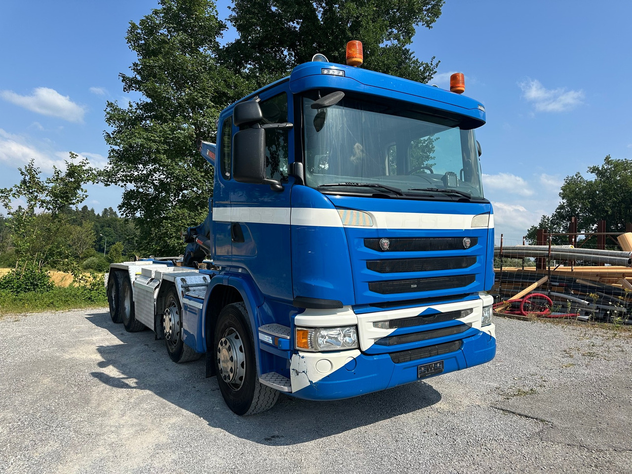 SCANIA G450 8x4 Hiab - Hook lift truck: picture 3 SCANIA G450 8x4 Hiab - Hook lift truck: picture 3