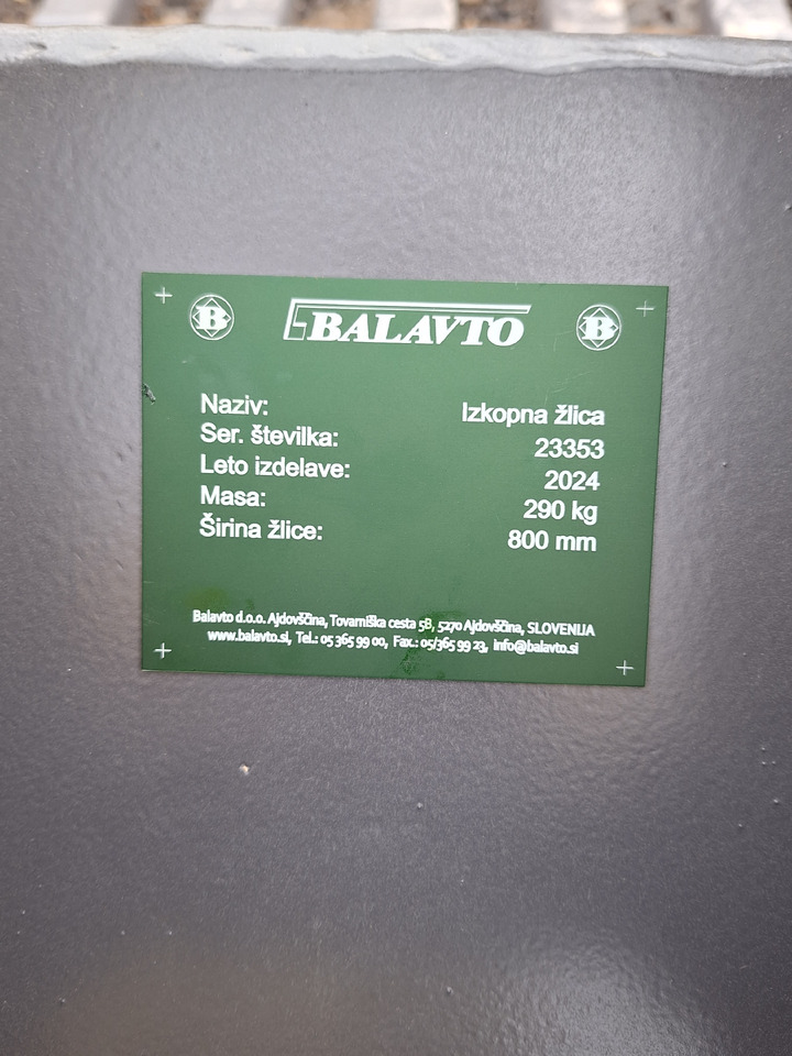 BALAVTO Digging bucket 800 mm For (Category) - Excavator bucket: picture 5 BALAVTO Digging bucket 800 mm For (Category) - Excavator bucket: picture 5