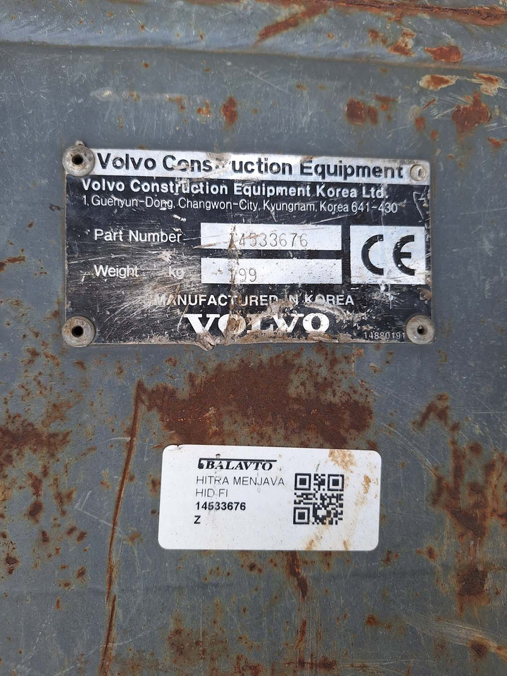 Quick coupler for Construction machinery Volvo hydraulic x4533676 S2: picture 9