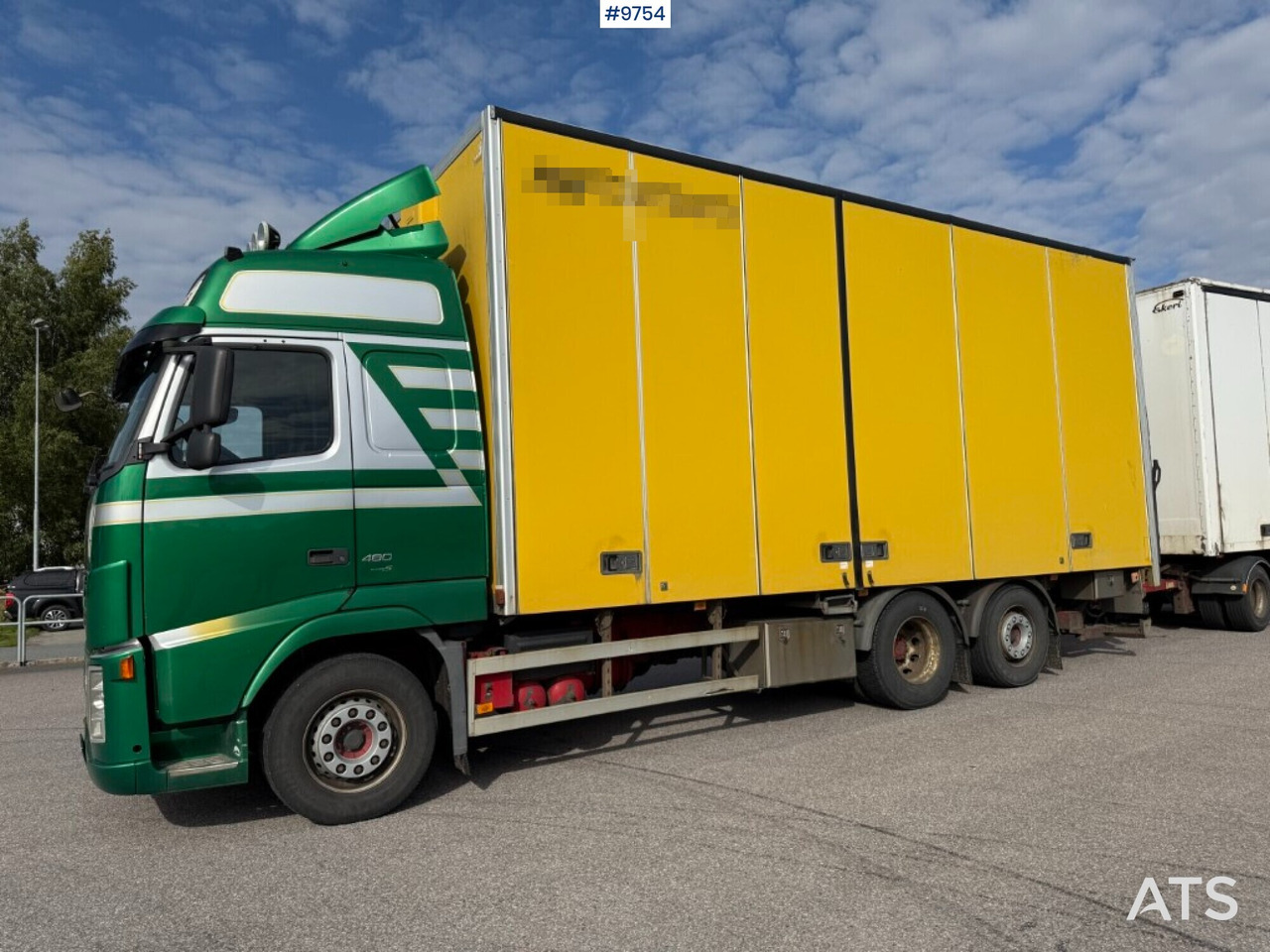 Box truck Box Truck Volvo FH 480 with 4-axle Ekeri trailer (VIDEO): picture 8