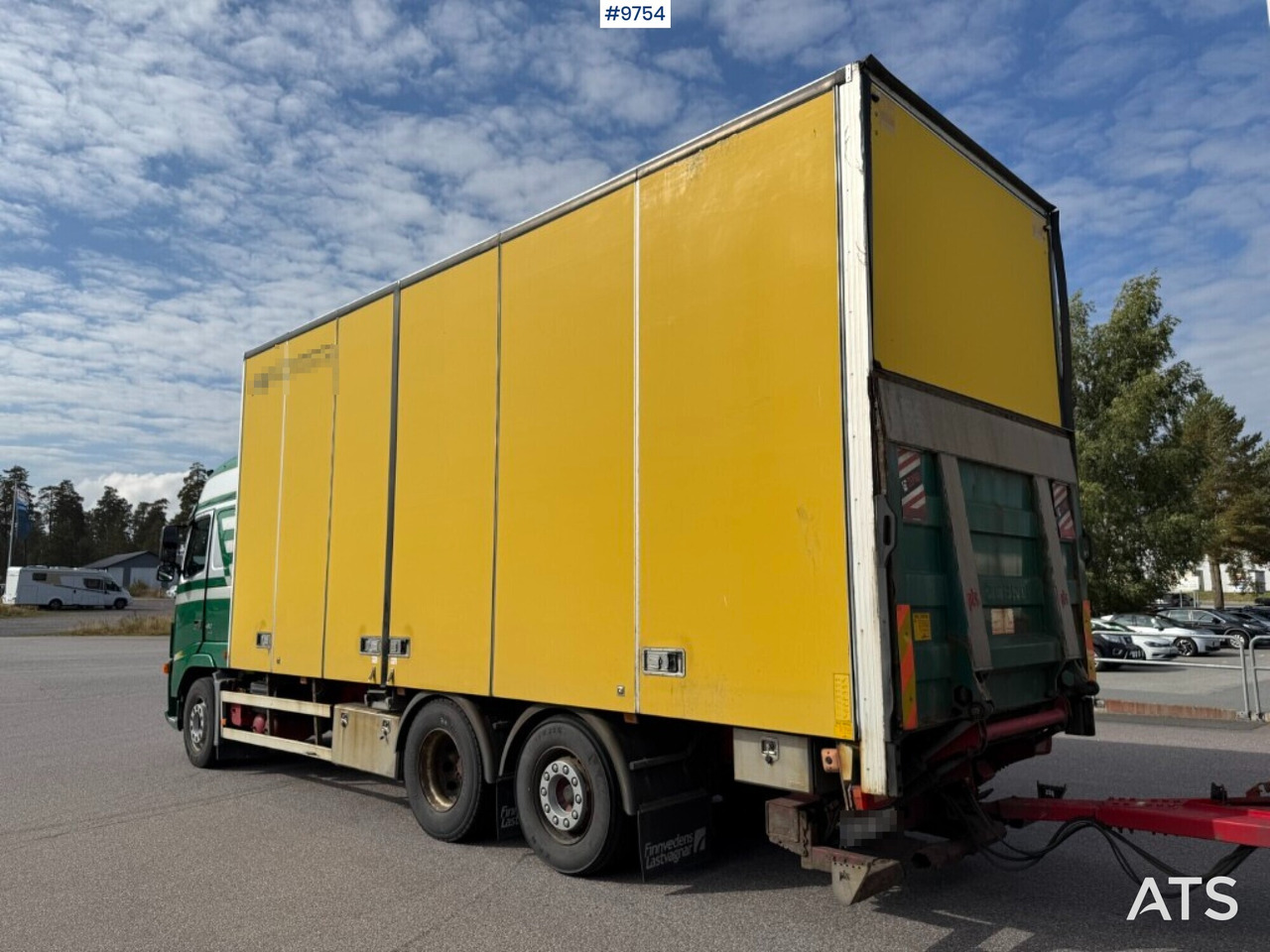 Box truck Box Truck Volvo FH 480 with 4-axle Ekeri trailer (VIDEO): picture 9