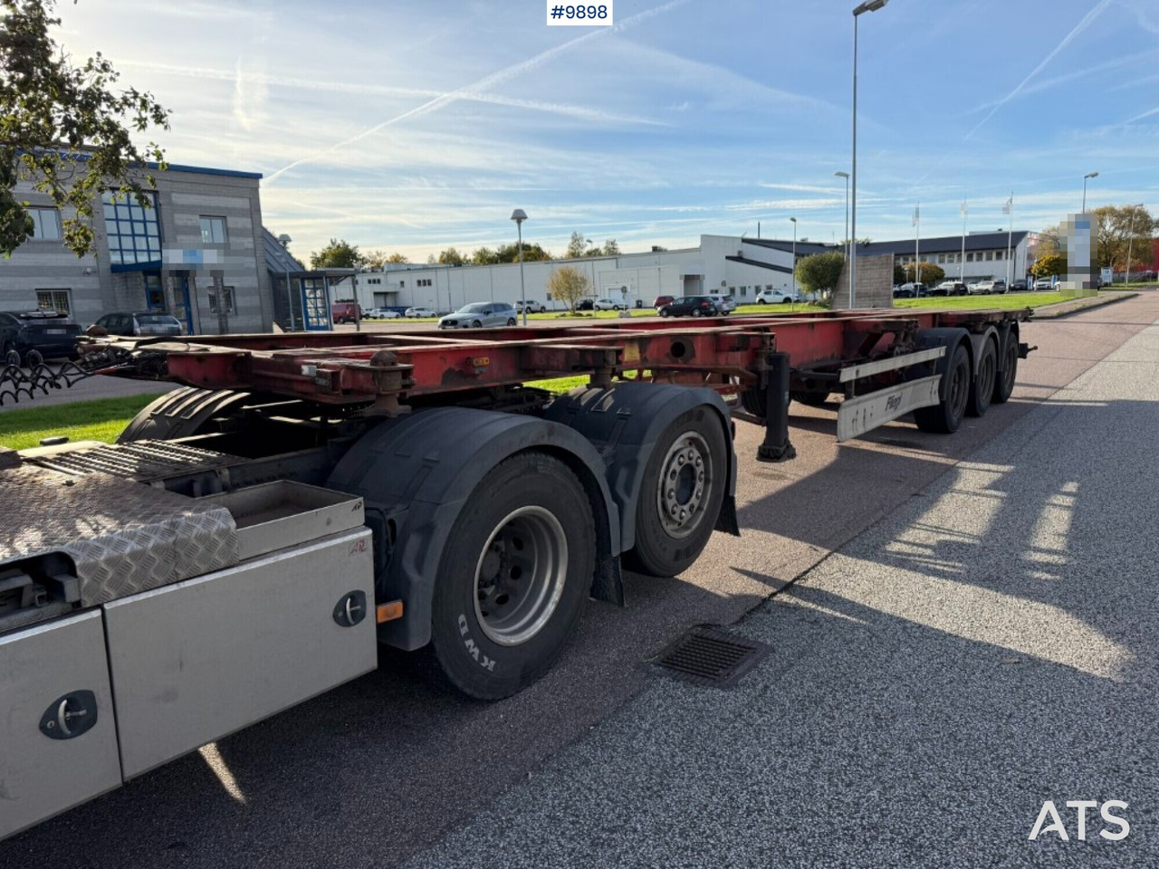 Container chassis Fliegl SDS 400 - Container transporter/ Swap body semi-trailer: picture 1 Container chassis Fliegl SDS 400 - Container transporter/ Swap body semi-trailer: picture 1