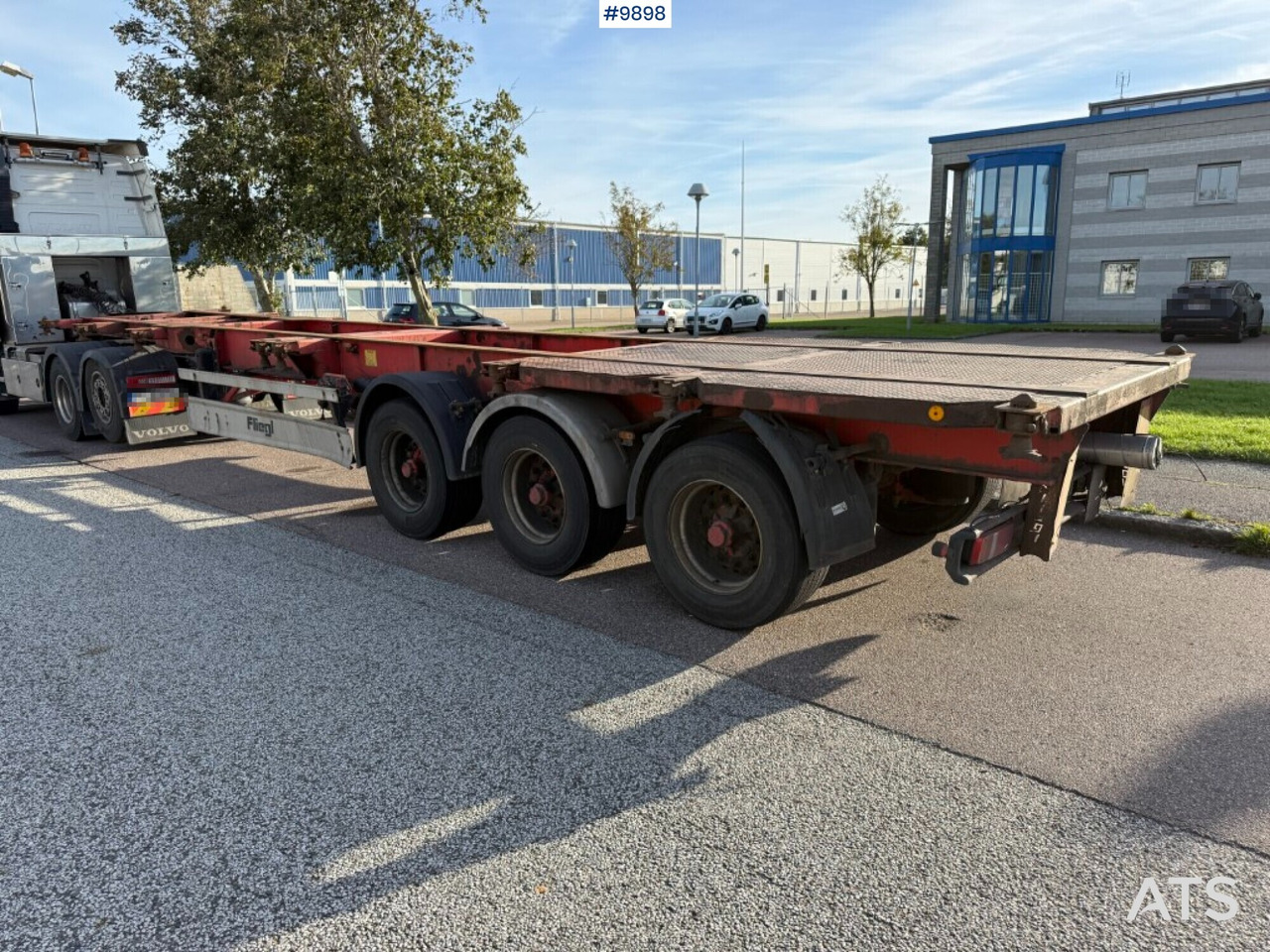 Container chassis Fliegl SDS 400 - Container transporter/ Swap body semi-trailer: picture 2 Container chassis Fliegl SDS 400 - Container transporter/ Swap body semi-trailer: picture 2