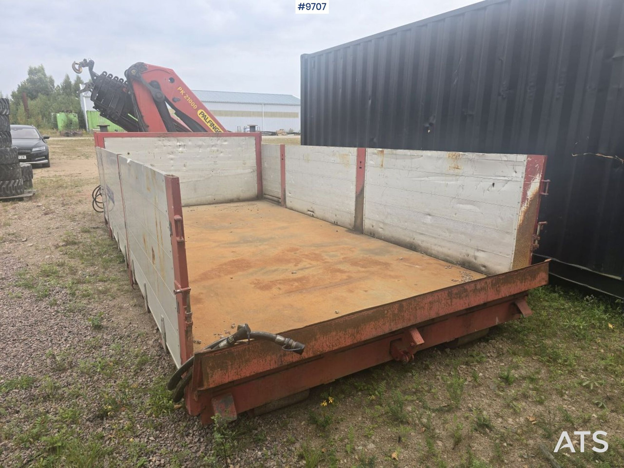Crane flatbed Palfinger 21 t/m - Flatbed body: picture 4 Crane flatbed Palfinger 21 t/m - Flatbed body: picture 4