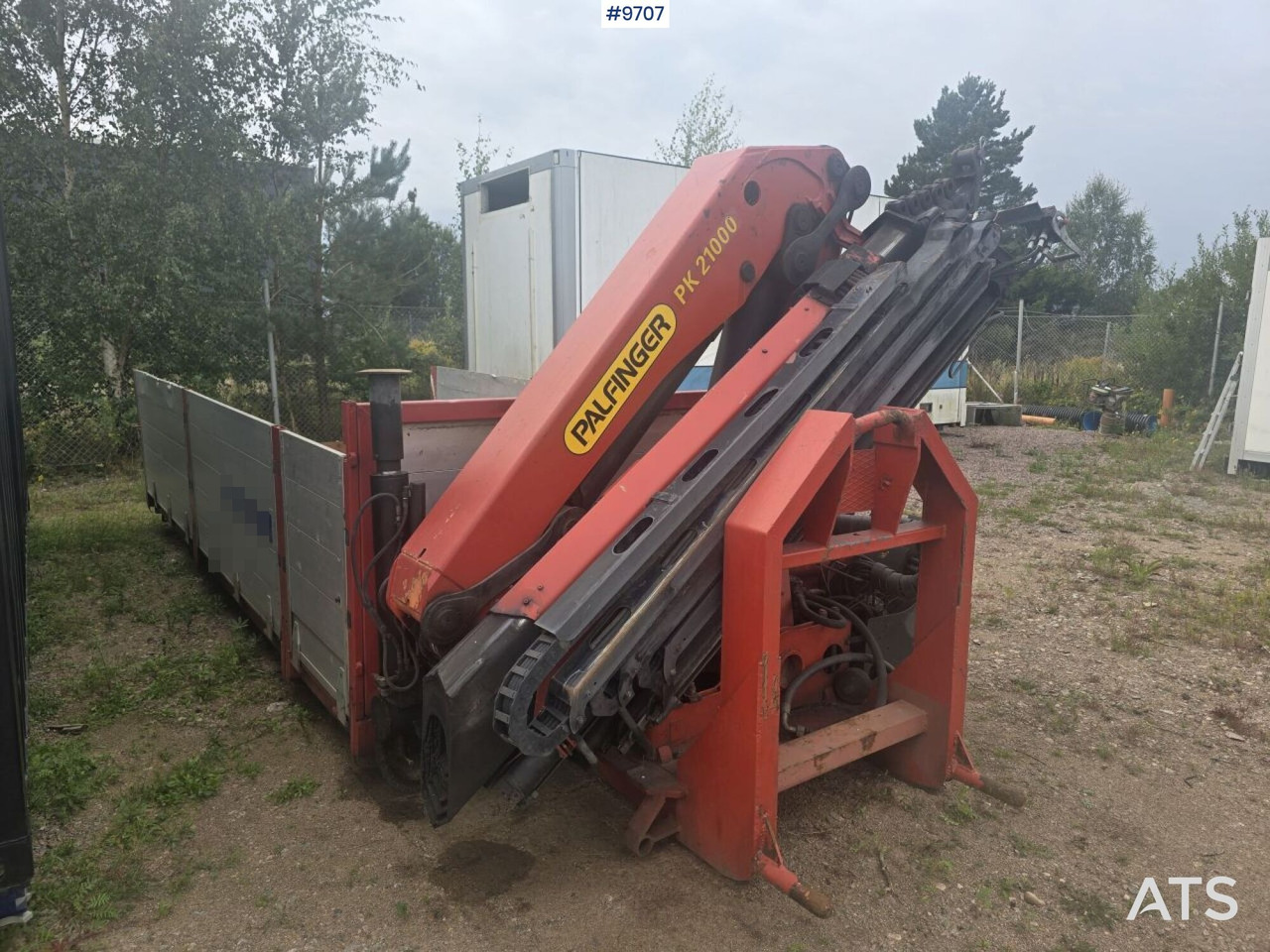 Crane flatbed Palfinger 21 t/m - Flatbed body: picture 2 Crane flatbed Palfinger 21 t/m - Flatbed body: picture 2