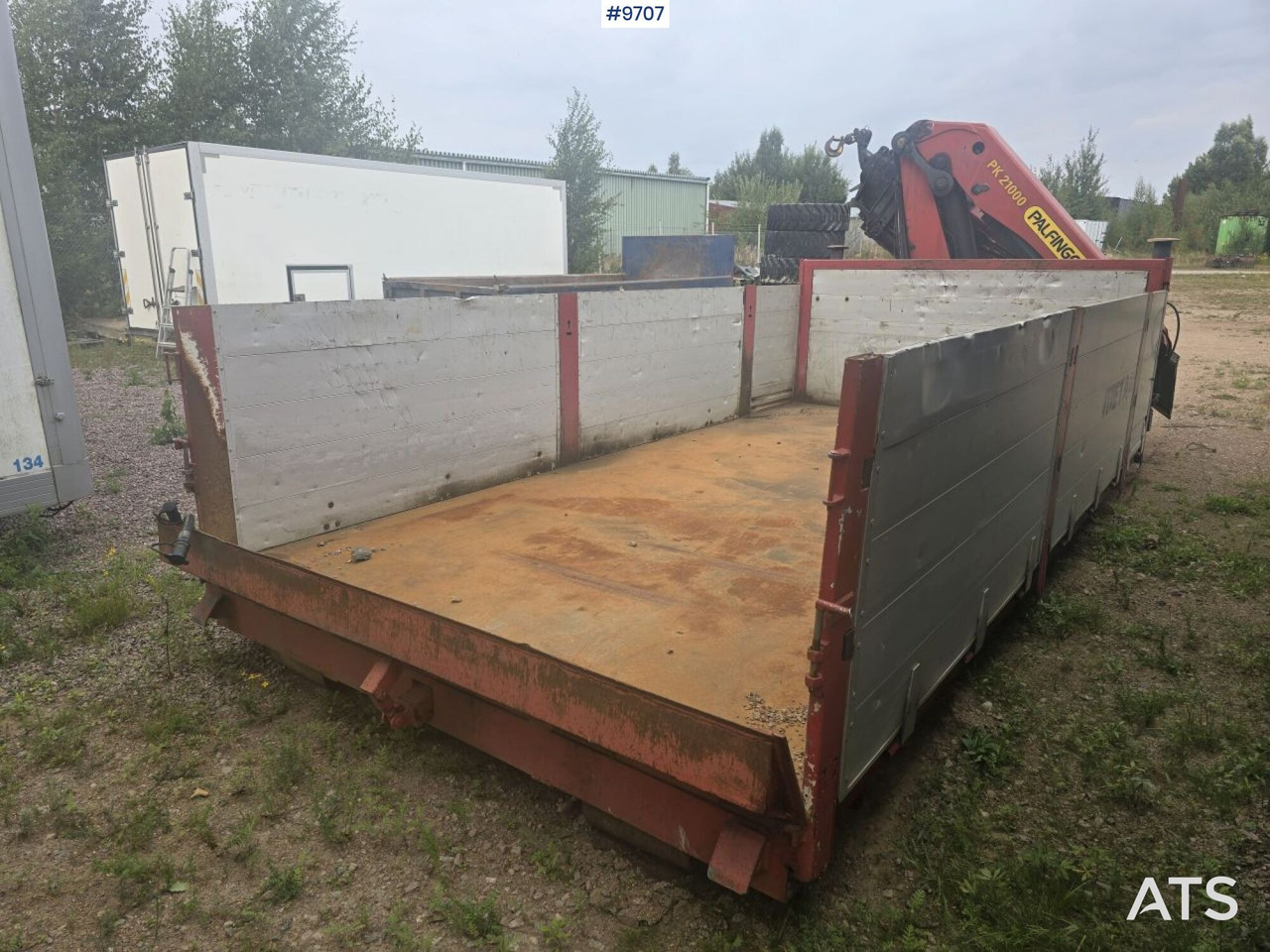 Crane flatbed Palfinger 21 t/m - Flatbed body: picture 3 Crane flatbed Palfinger 21 t/m - Flatbed body: picture 3