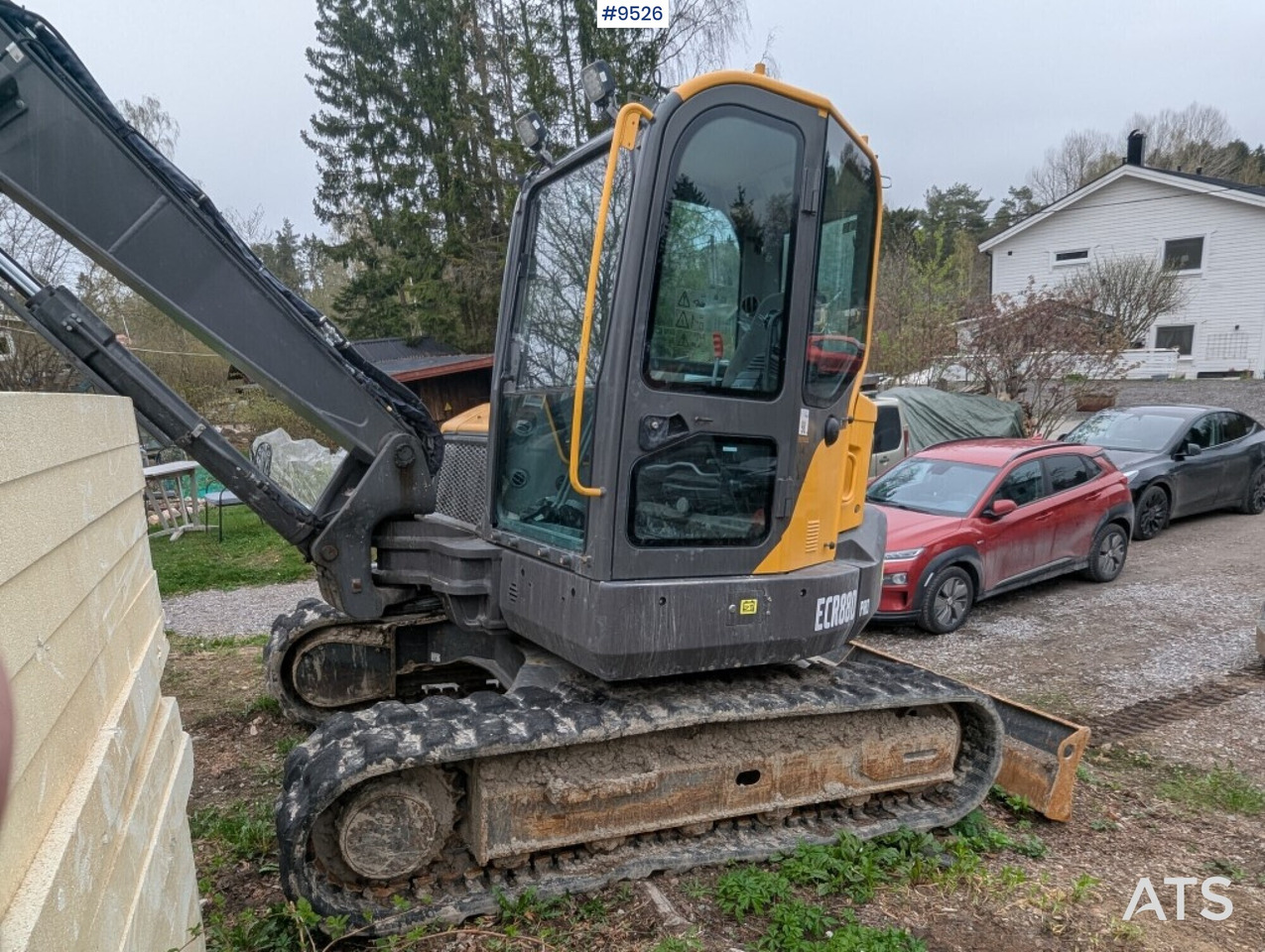 Excavator ECR88D PRO with Tiltrotator and Grader bucket - Crawler excavator: picture 2 Excavator ECR88D PRO with Tiltrotator and Grader bucket - Crawler excavator: picture 2