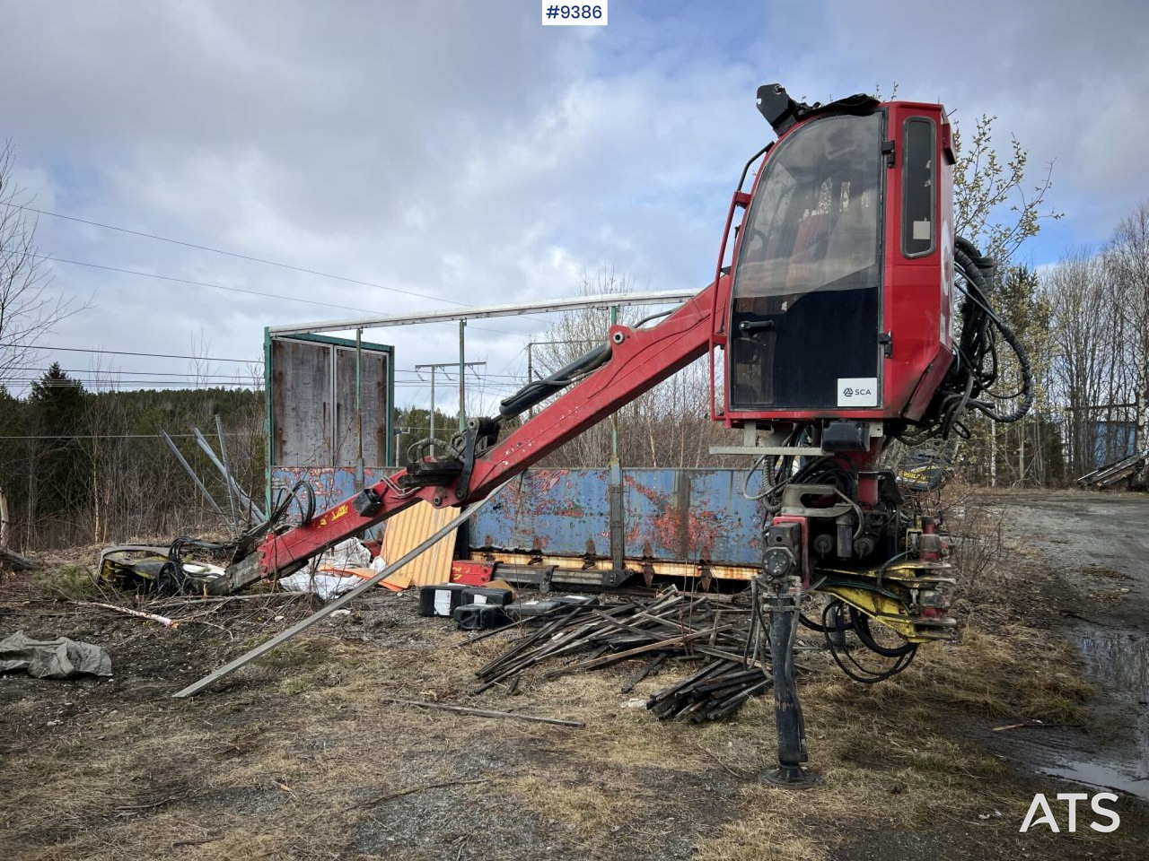 HIAB LOGLIFT F108 ST 96 Timber crane / logging crane - Truck mounted crane: picture 1 HIAB LOGLIFT F108 ST 96 Timber crane / logging crane - Truck mounted crane: picture 1