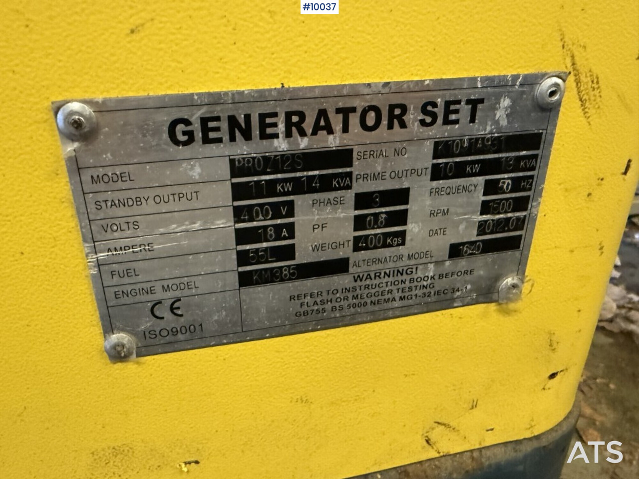 Power Plant Generator Set PRO Z12S - Generator set: picture 4 Power Plant Generator Set PRO Z12S - Generator set: picture 4