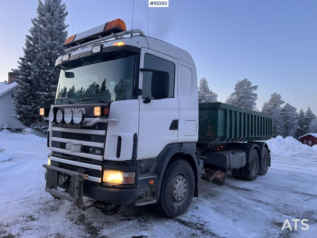 SCANIA R164 Tipper truck with plow equipment (VIDEO) - Tipper: picture 1 SCANIA R164 Tipper truck with plow equipment (VIDEO) - Tipper: picture 1
