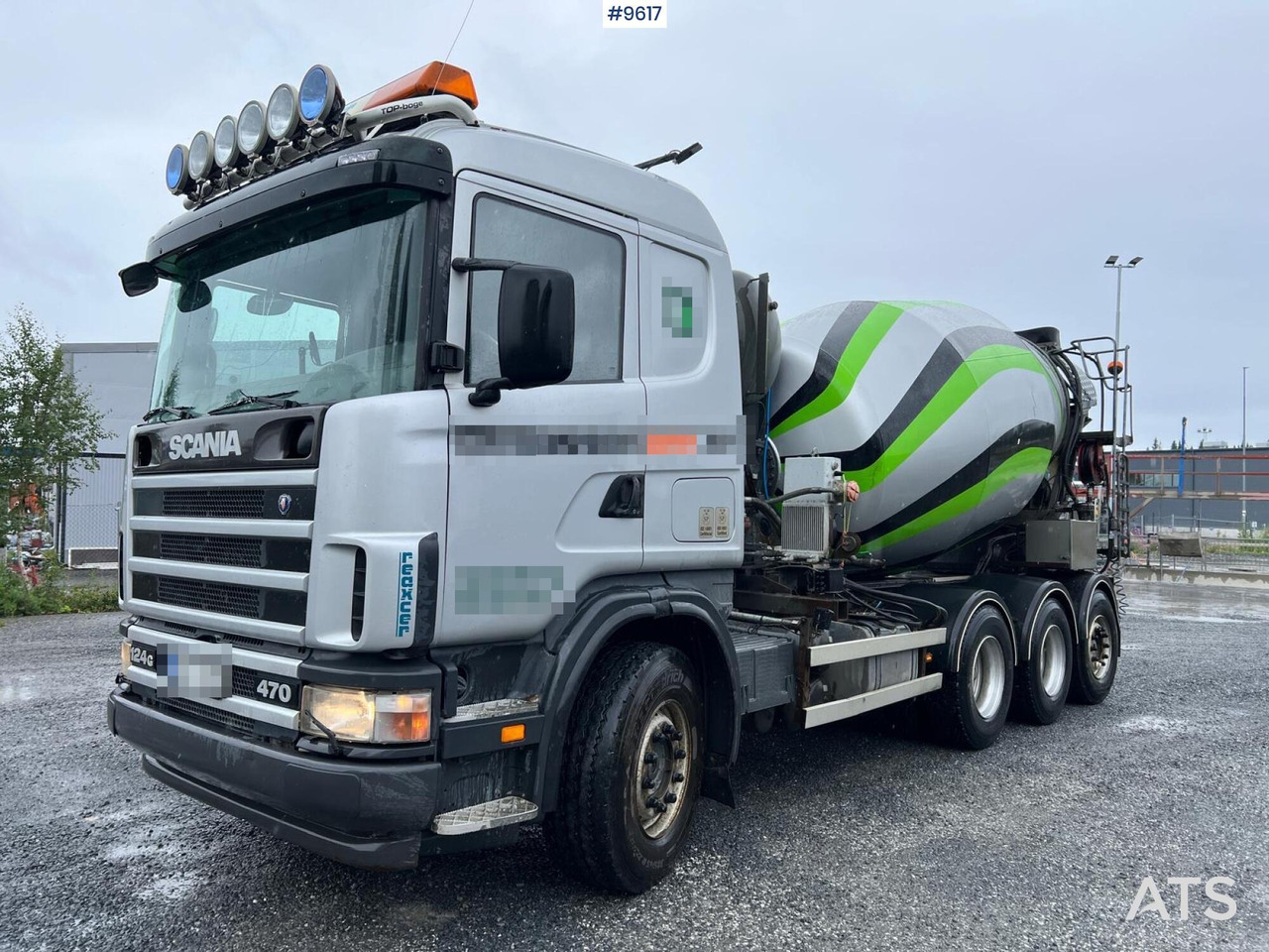 Scania R124 tridem with LAXO quick release / Concrete truck - Concrete mixer truck: picture 1 Scania R124 tridem with LAXO quick release / Concrete truck - Concrete mixer truck: picture 1