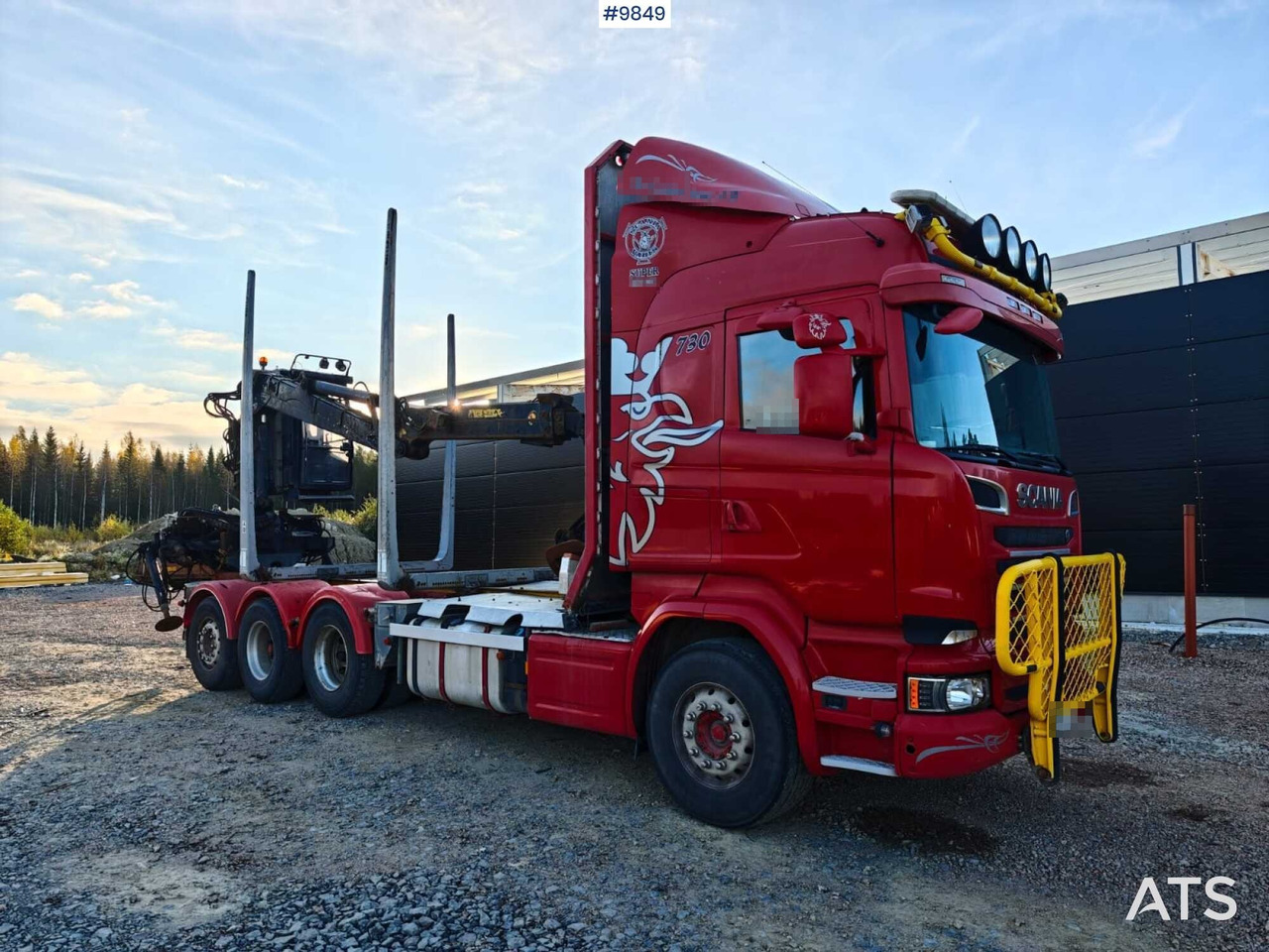 Scania R730 Tridem Timber Truck with Loglift F125S Crane (VIDEO) - Timber truck, Crane truck: picture 2 Scania R730 Tridem Timber Truck with Loglift F125S Crane (VIDEO) - Timber truck, Crane truck: picture 2