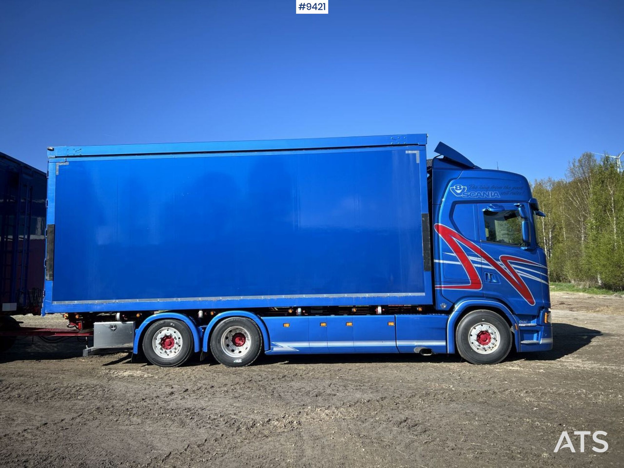 Scania S580 med Eksjövagnen FS 18-20 – Chip truck with trailer - Box truck: picture 3 Scania S580 med Eksjövagnen FS 18-20 – Chip truck with trailer - Box truck: picture 3