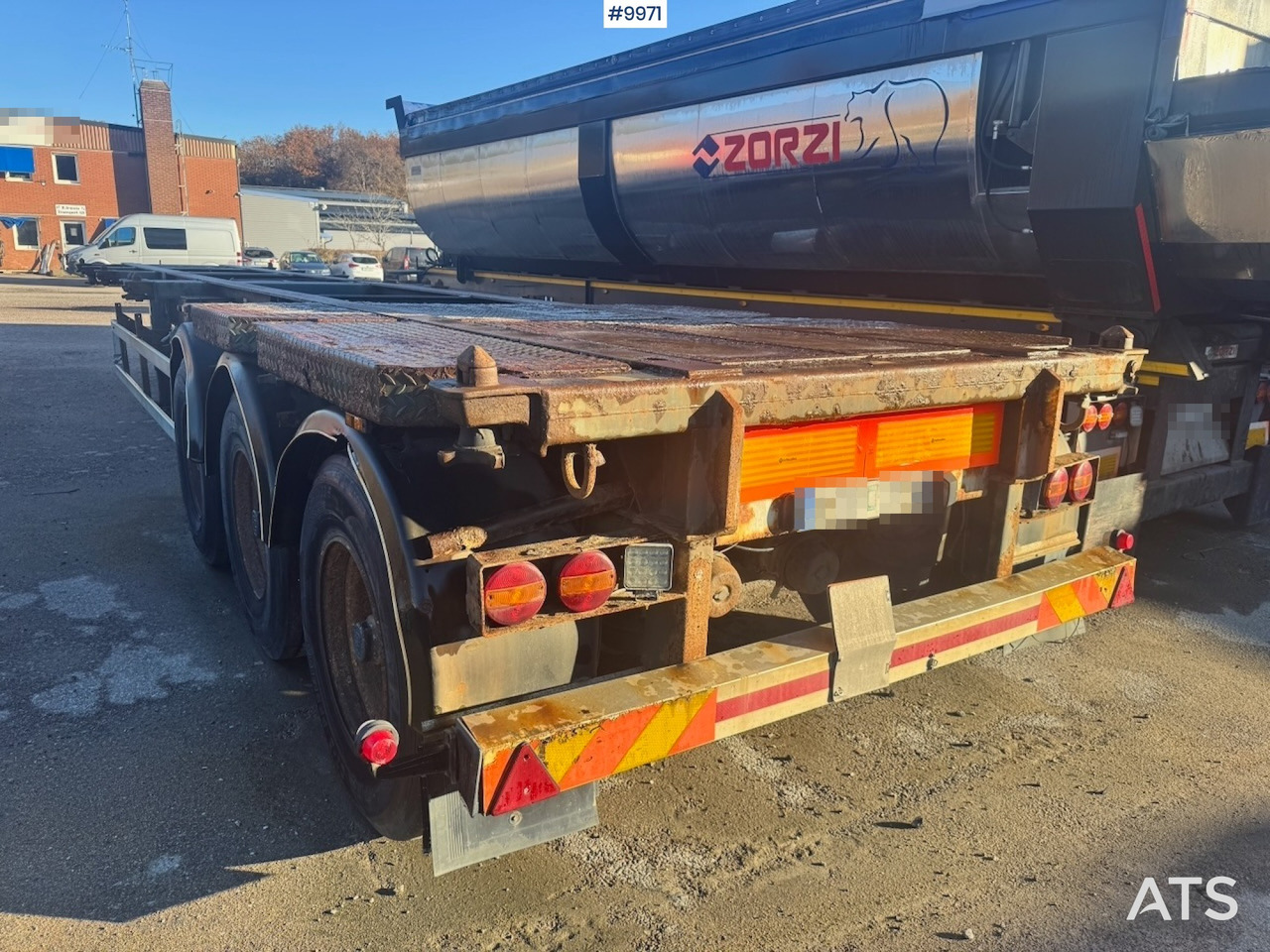 Schweriner CS40 container chassis. - Chassis semi-trailer: picture 3 Schweriner CS40 container chassis. - Chassis semi-trailer: picture 3