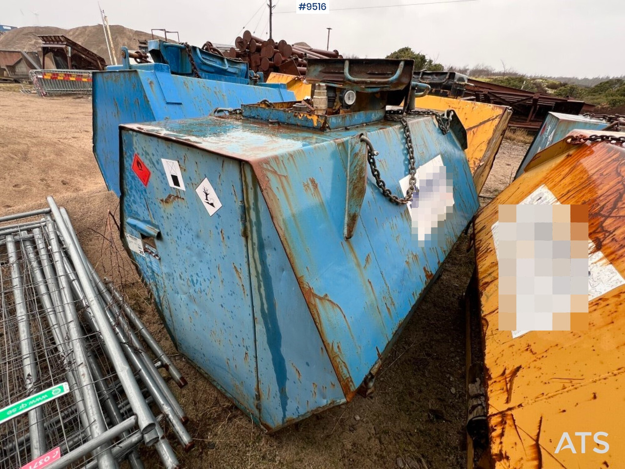 Tank diesel - 1,5 cubic - J-O Fherm dumper - Storage tank: picture 1 Tank diesel - 1,5 cubic - J-O Fherm dumper - Storage tank: picture 1