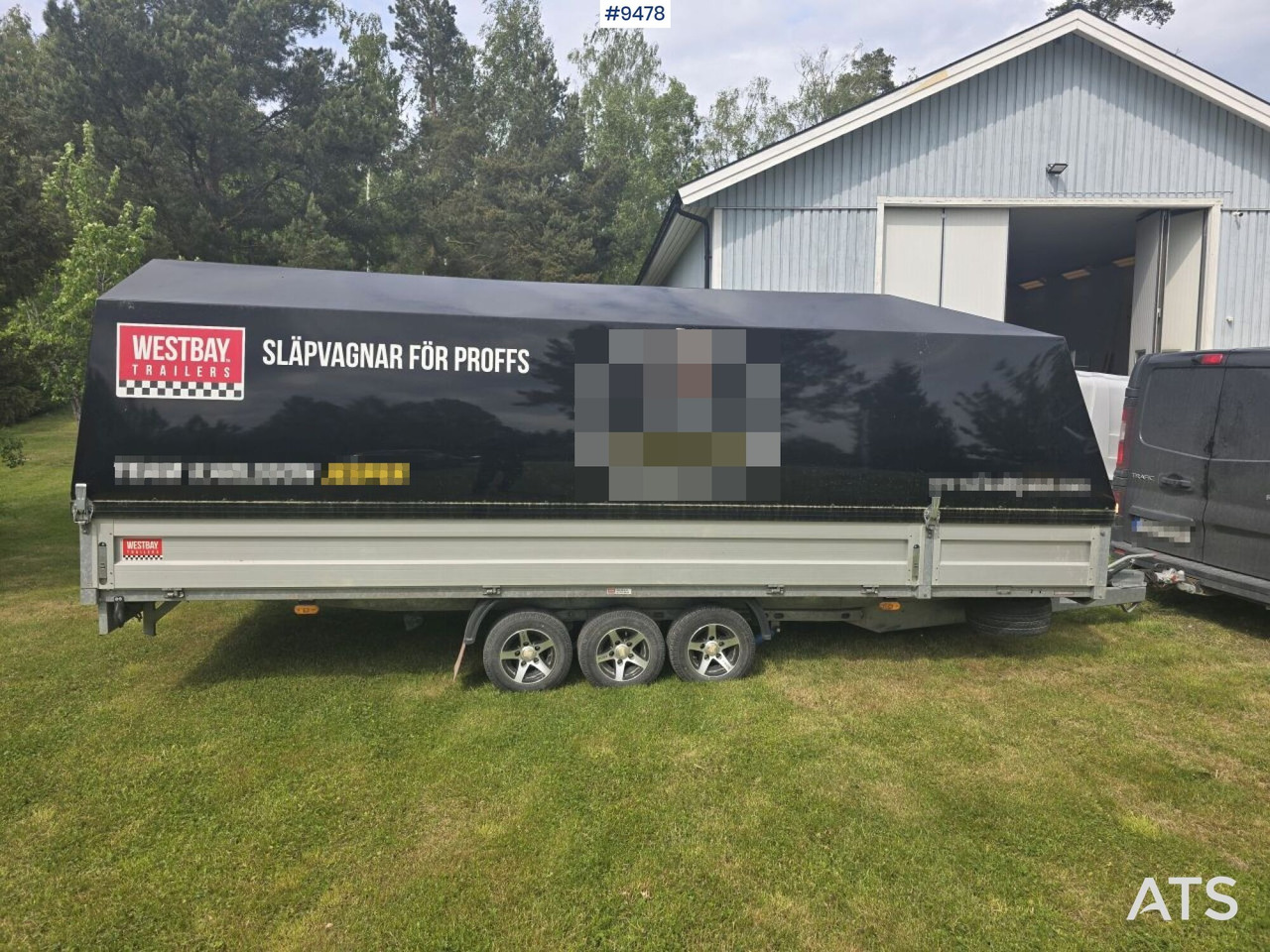 Trailer Agados Adam 15 with tipper and winch - Tipper trailer: picture 3 Trailer Agados Adam 15 with tipper and winch - Tipper trailer: picture 3