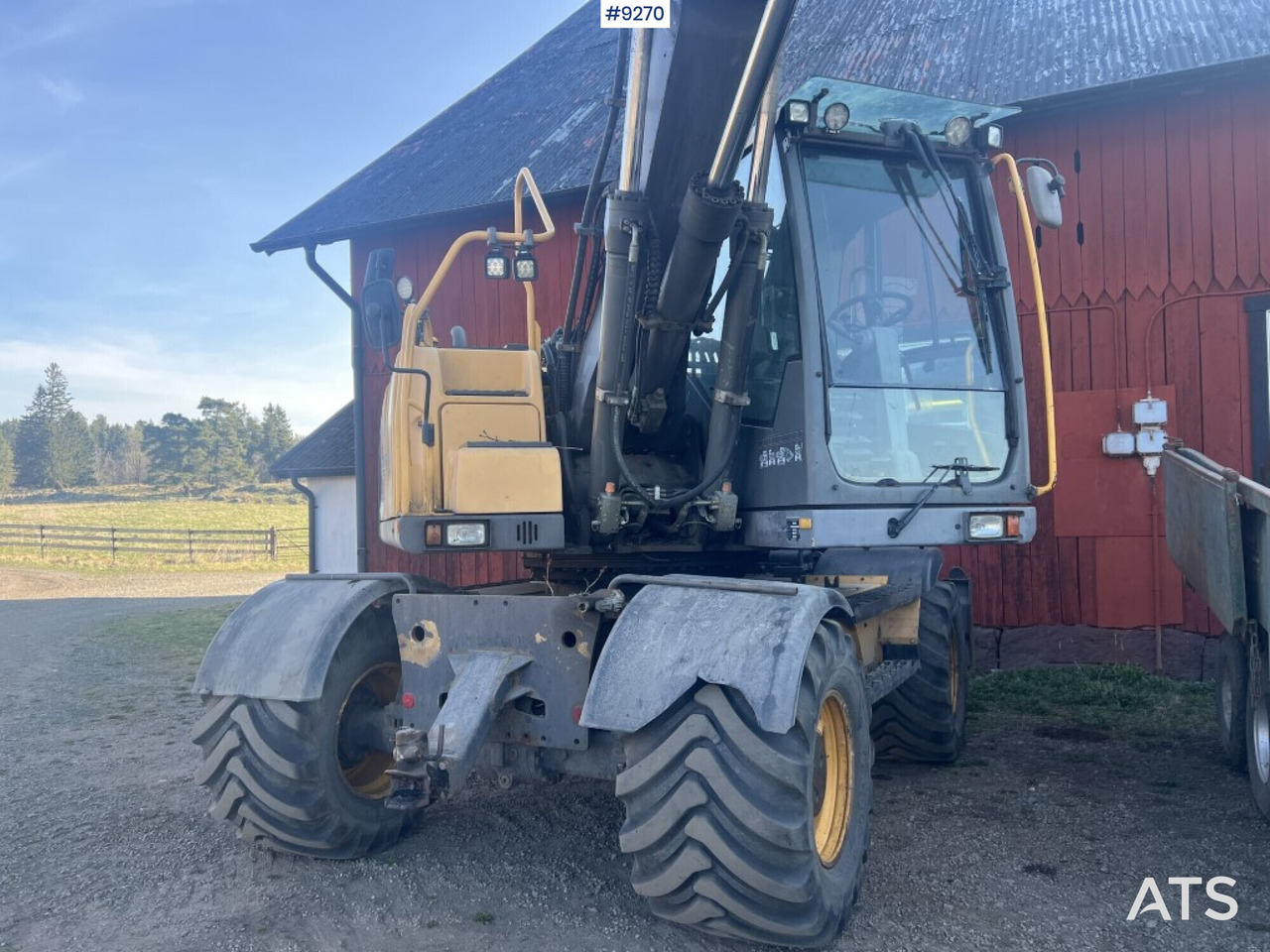 Volvo EW 160 C wheeled excavator (VIDEO) - Wheel excavator: picture 3 Volvo EW 160 C wheeled excavator (VIDEO) - Wheel excavator: picture 3