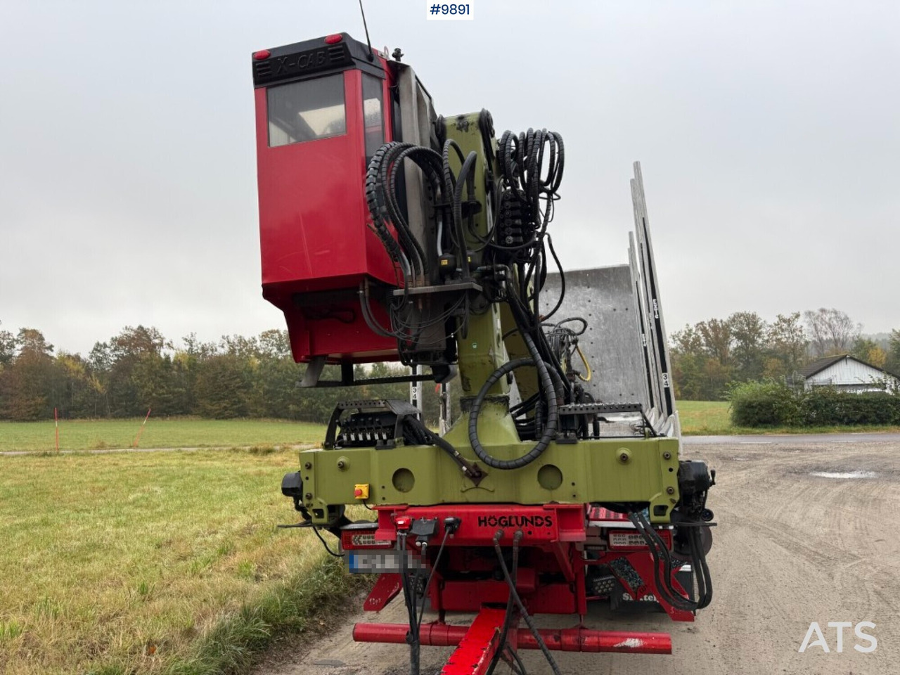 Timber truck, Crane truck Volvo FH64 R Timber truck, trailer and crane: picture 9