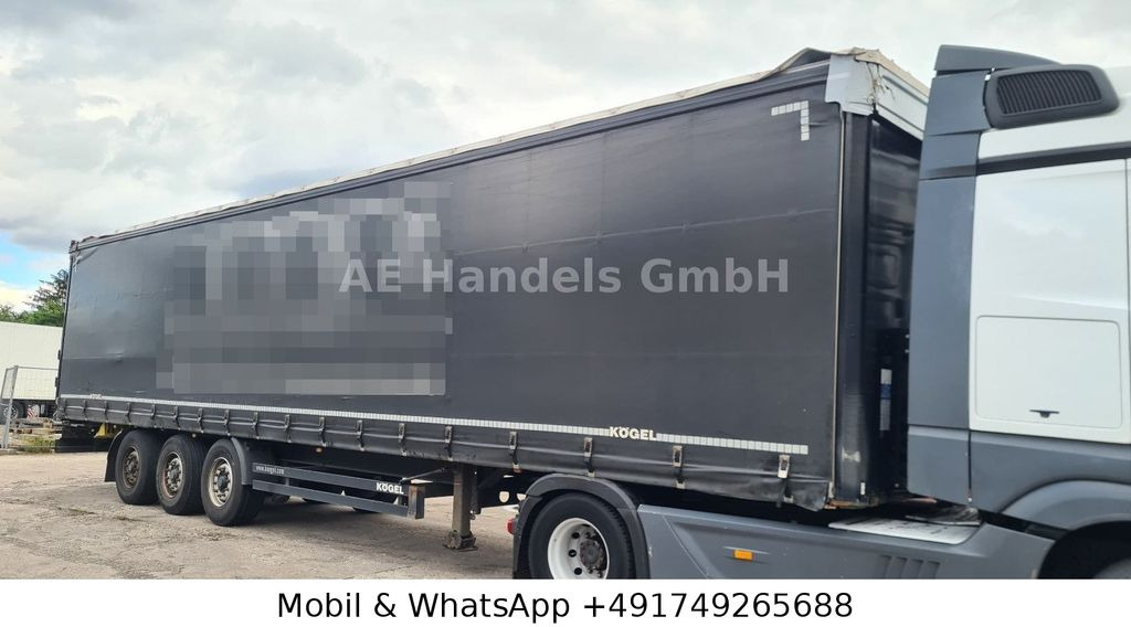 Kögel SN 24 *Edscha/Tautliner/1.Liftachse/Wabco/BPW - Curtainsider semi-trailer: picture 1 Kögel SN 24 *Edscha/Tautliner/1.Liftachse/Wabco/BPW - Curtainsider semi-trailer: picture 1