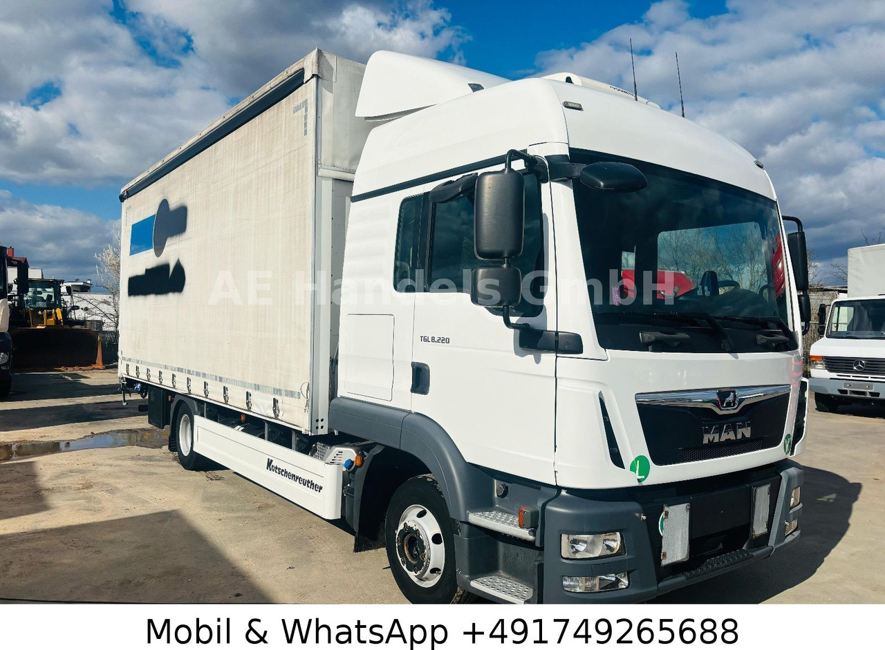 MAN TGL 8.220 LX BL *Edscha/LBW/Standklima/Alcoa/AHK - Curtain side van: picture 1 MAN TGL 8.220 LX BL *Edscha/LBW/Standklima/Alcoa/AHK - Curtain side van: picture 1
