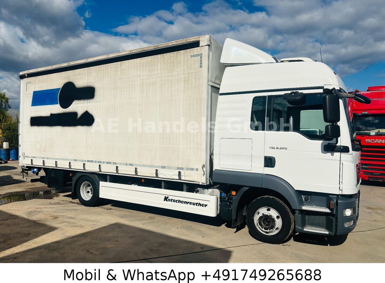 MAN TGL 8.220 LX BL *Edscha/LBW/Standklima/Alcoa/AHK - Curtain side van: picture 2 MAN TGL 8.220 LX BL *Edscha/LBW/Standklima/Alcoa/AHK - Curtain side van: picture 2