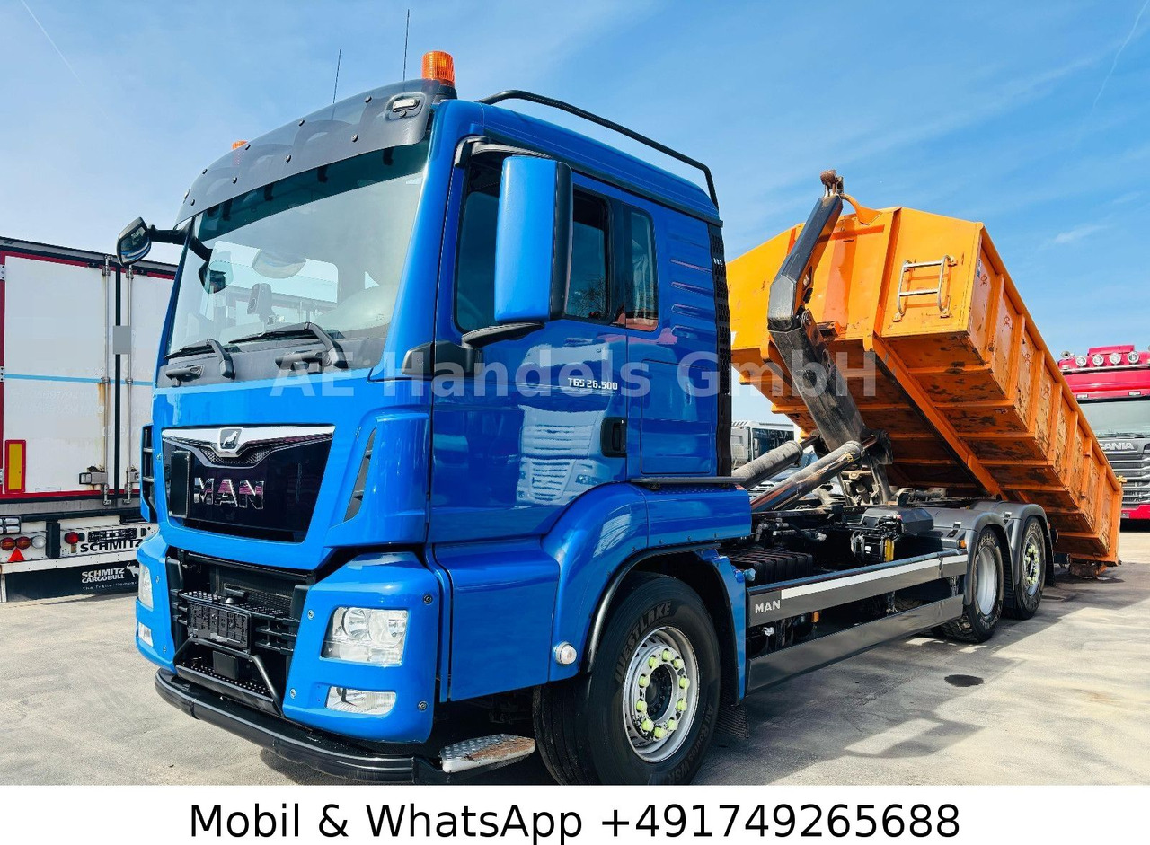 MAN TGS 26.500 L BL 6x2 *Retarder/Lenk+Lift/MEILLER - Hook lift truck, Crane truck: picture 1 MAN TGS 26.500 L BL 6x2 *Retarder/Lenk+Lift/MEILLER - Hook lift truck, Crane truck: picture 1