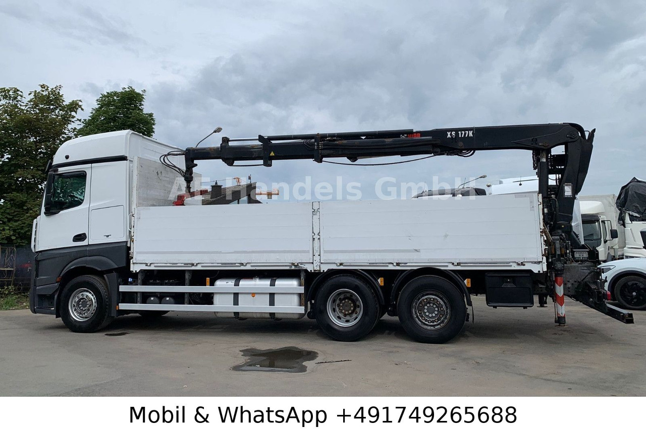 Mercedes-Benz Actros IV 2646 L LL 6x2 *Retarder/Hiab-177K-Pro - Dropside/ Flatbed truck, Crane truck: picture 2 Mercedes-Benz Actros IV 2646 L LL 6x2 *Retarder/Hiab-177K-Pro - Dropside/ Flatbed truck, Crane truck: picture 2