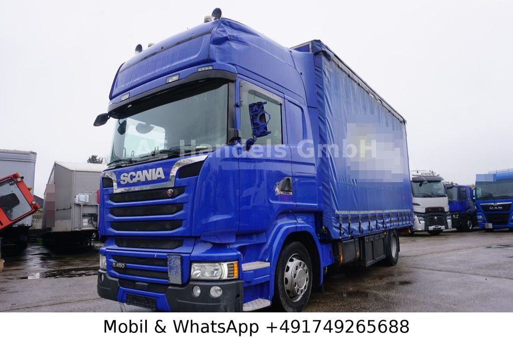 Scania R450 TopLine LL *Retarder/Edscha/Tautliner/AHK - Curtainsider truck: picture 1 Scania R450 TopLine LL *Retarder/Edscha/Tautliner/AHK - Curtainsider truck: picture 1
