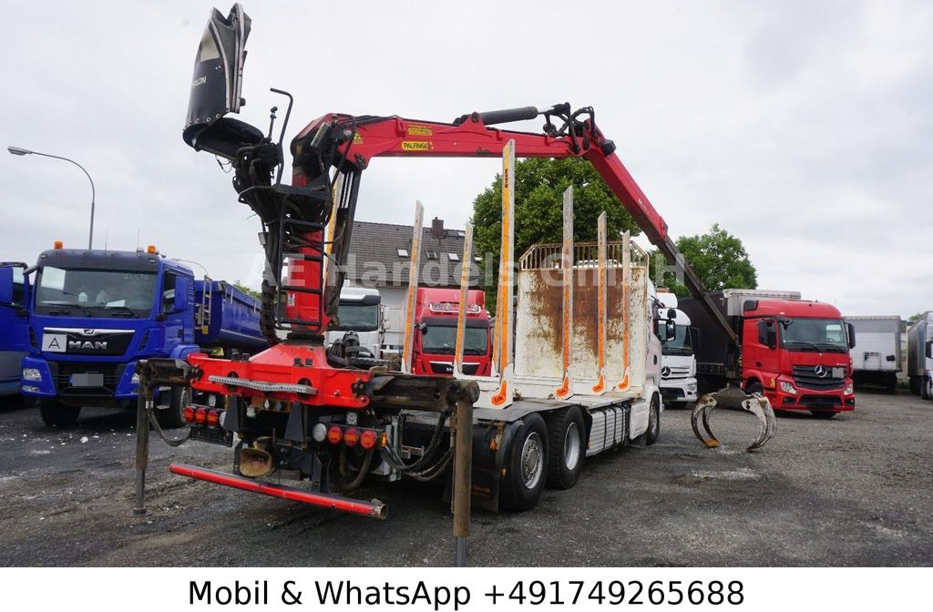 Scania R580 V8 Highline Palfinger-M120L97 *Retarder/ACC - Crane truck, Timber truck: picture 3 Scania R580 V8 Highline Palfinger-M120L97 *Retarder/ACC - Crane truck, Timber truck: picture 3