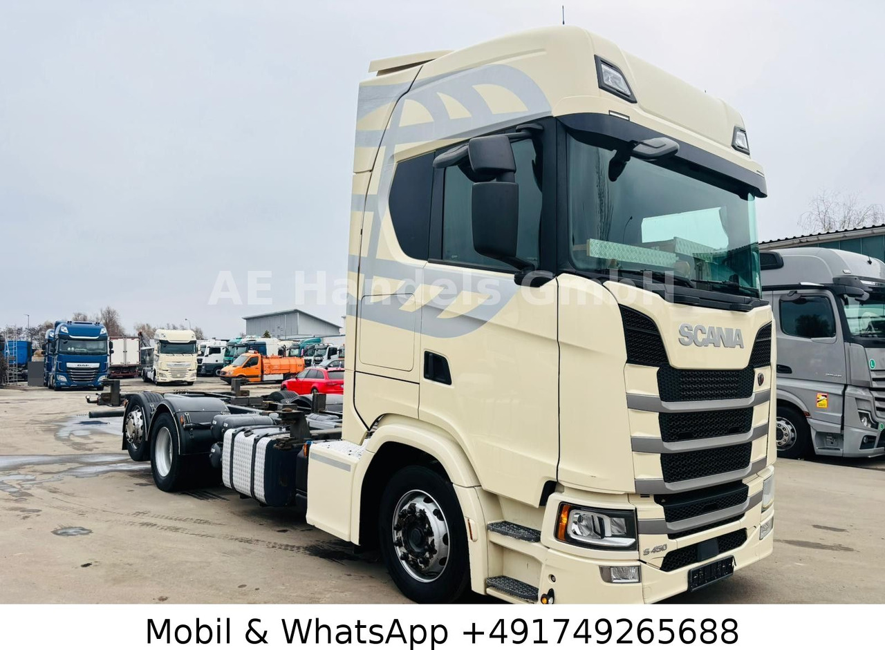 Scania S450 HighLine LL 6x2 BDF*Retarder/AHK/2xTank/ACC - Container transporter/ Swap body truck: picture 1 Scania S450 HighLine LL 6x2 BDF*Retarder/AHK/2xTank/ACC - Container transporter/ Swap body truck: picture 1