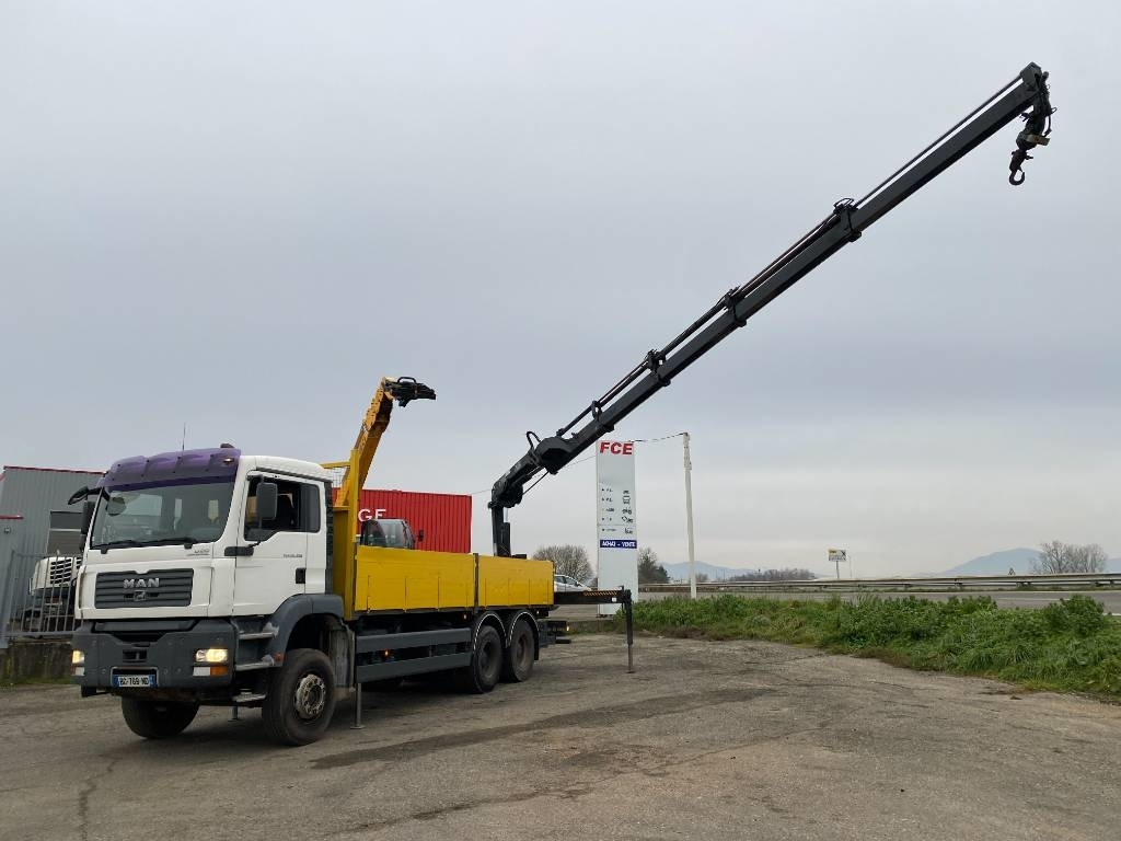 MAN TGA 36.350 /HIAB 166E4 Non Accidenté - Dropside/ Flatbed truck: picture 2 MAN TGA 36.350 /HIAB 166E4 Non Accidenté - Dropside/ Flatbed truck: picture 2