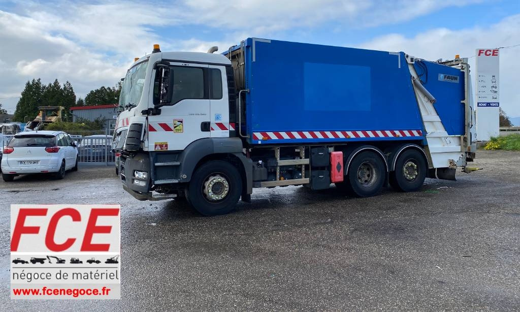 MAN TGS 26.360-6x2 FAUN VR5Z/ZÖLLER endommagé - Garbage truck: picture 1 MAN TGS 26.360-6x2 FAUN VR5Z/ZÖLLER endommagé - Garbage truck: picture 1