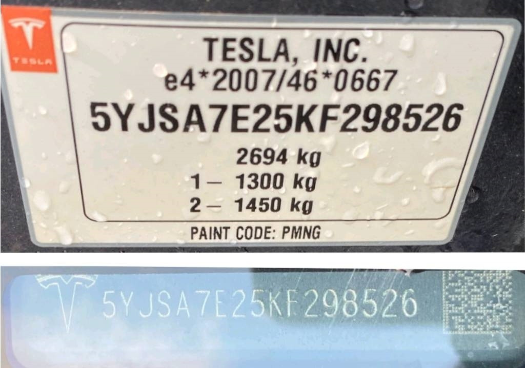 Car Tesla MODEL S 100D Carte Grise Française endommagée: picture 7