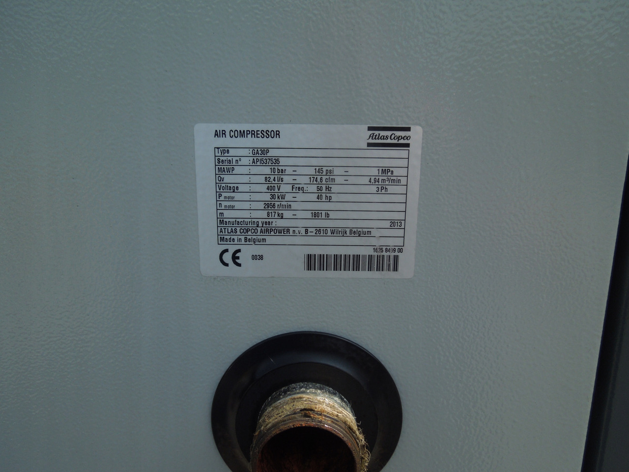 ATLAS COPCO GA30+ - Air compressor: picture 3 ATLAS COPCO GA30+ - Air compressor: picture 3
