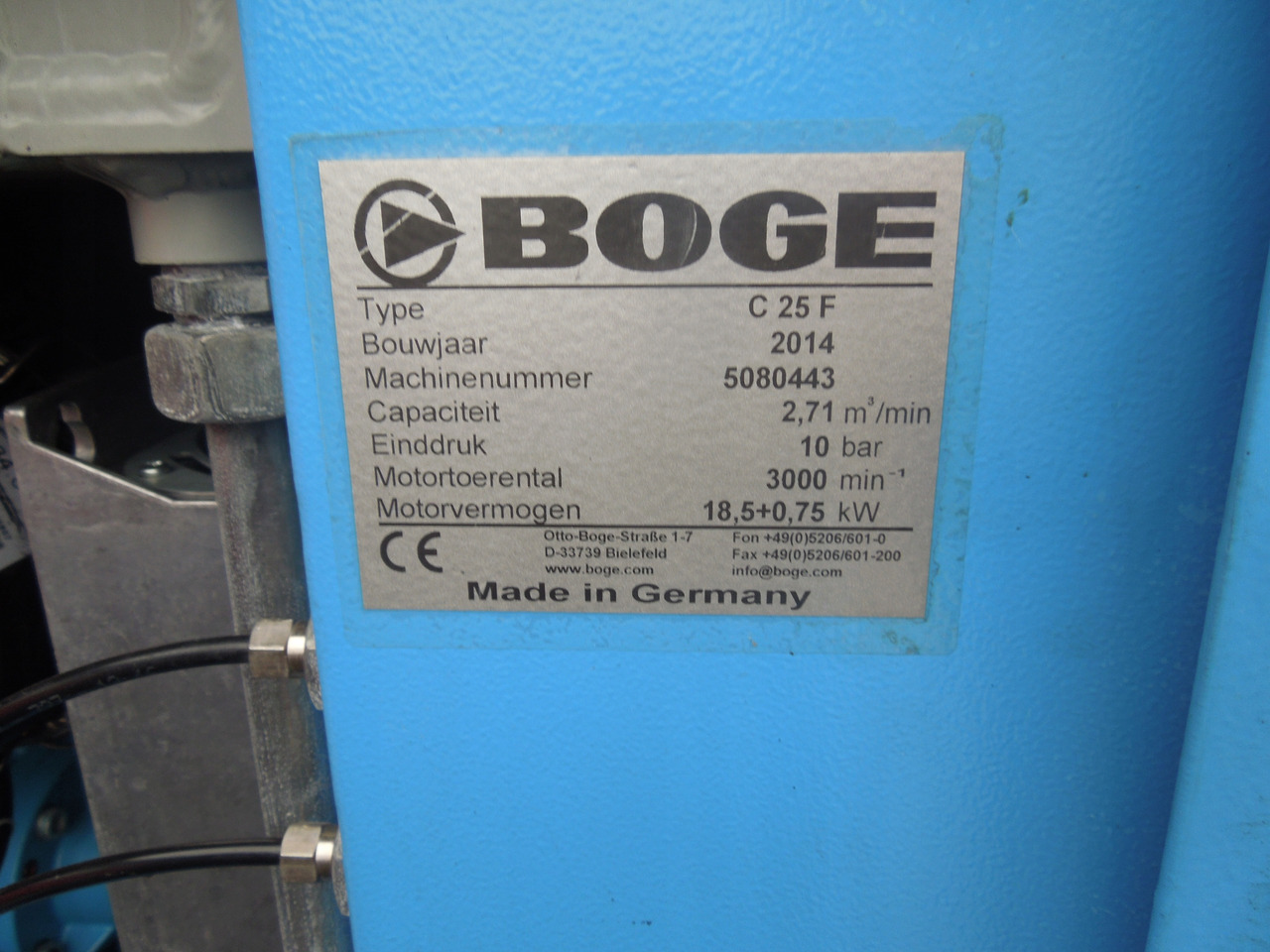 BOGE C25F - Air compressor: picture 3 BOGE C25F - Air compressor: picture 3