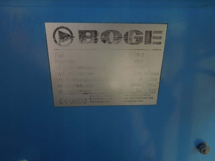 BOGE S29-2 - Air compressor: picture 3 BOGE S29-2 - Air compressor: picture 3
