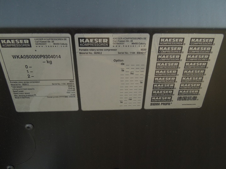 KAESER M250 - Air compressor: picture 5 KAESER M250 - Air compressor: picture 5