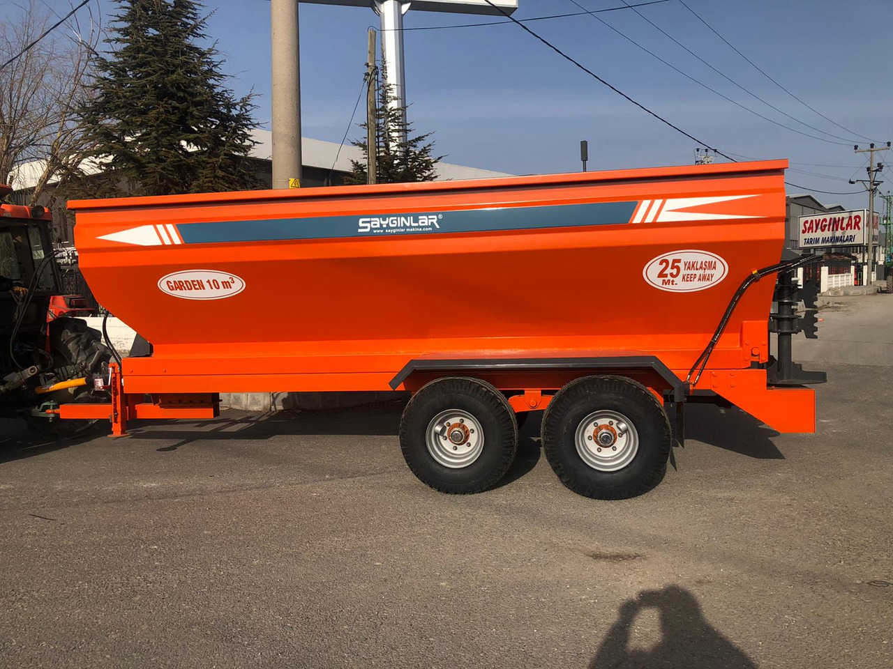 SAYGINLAR GARDEN 10 TON - Manure spreader: picture 1 SAYGINLAR GARDEN 10 TON - Manure spreader: picture 1